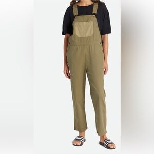 BRIXTON CHRISTINA CROP OVERALL Women’s NWOT‎ Size L